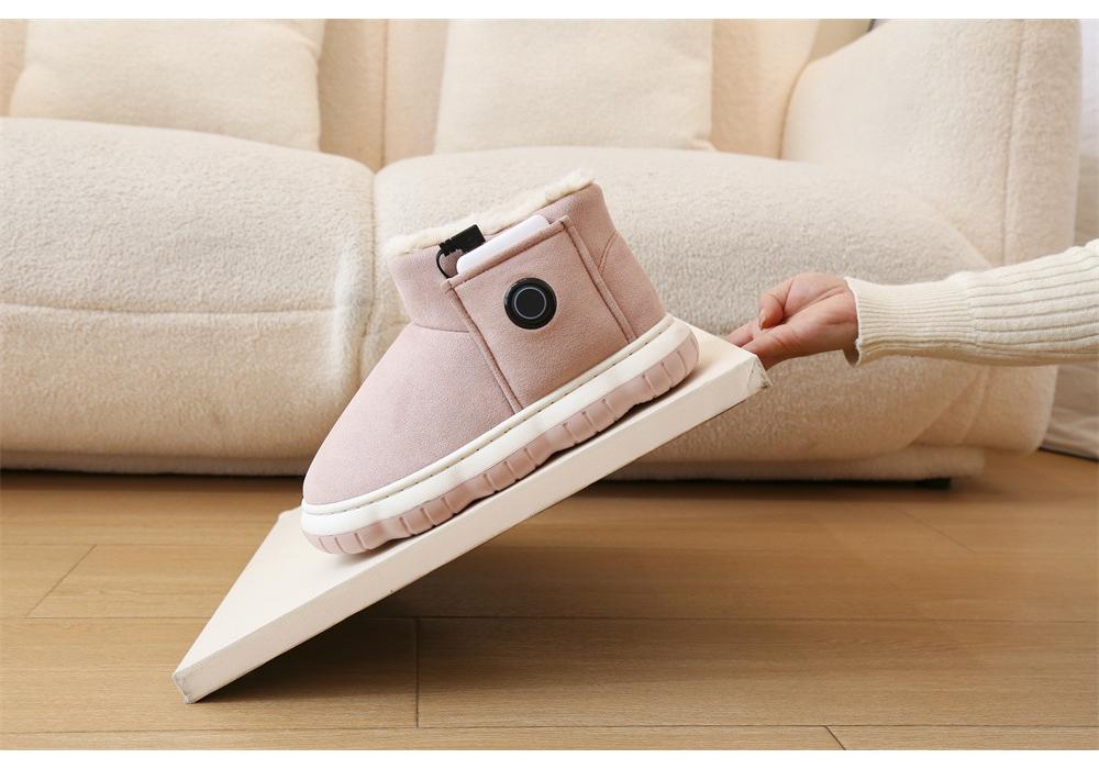 Graphene Walkable Electric Heated Shoes - Foot Warmer Dual Charging