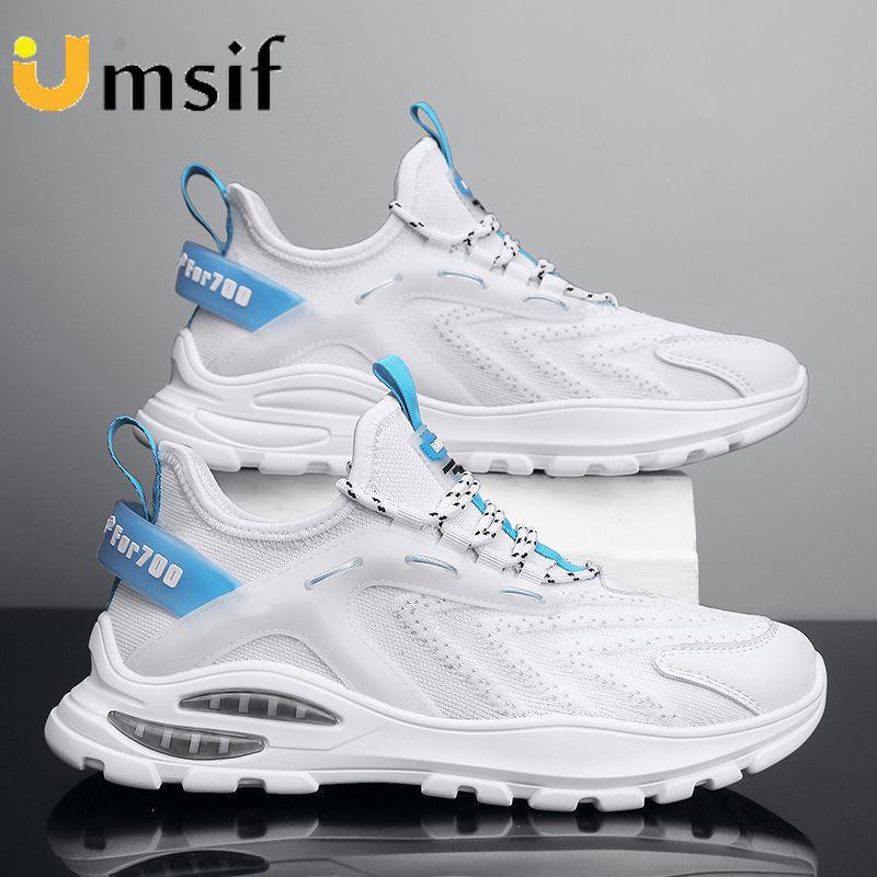 Neue Herren-Mesh-Sneaker, atmungsaktiv, rutschfest, stoßdämpfend, Laufschuhe