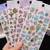 Cute  3D Relief Stickers Cute Aesthetic Stickers Creative Magic Wand Gem Diamond Stickers Shiny Decoration Stickers