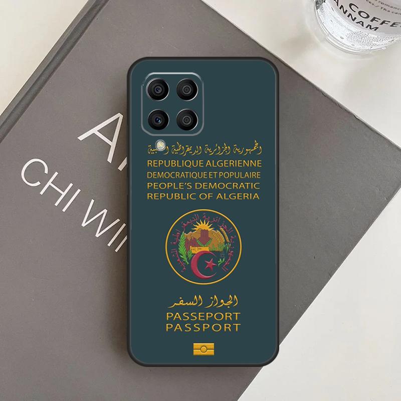 Algerian Algeria Passport Case For Samsung Galaxy M34 M54 M14 M31 M51 M12 M32 M52 M13 M23 M33 M53 M20 M30s M31s Cover