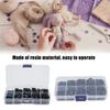 760pcs Plastic Toy Eyes Resin Flat Back Safety Eyes Doll Accessories Button Eyes  DIY Craft Making