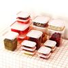 17/pcs Food Storage Box Kitchen Finishing Storage Sealed Box Refrigerator Storage Box