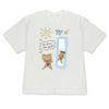 Unisex Cute Mirror Bear Graphic Oversized Tee Loose Short Sleeve Casual Cartoon Streetwear TShirt