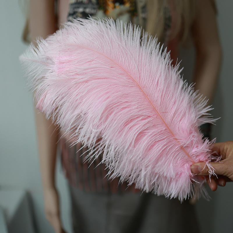 Ostrich Feathers 30-35Cm Wedding Road Guide Table Flower Ornament Ostrich Hair Decorative Clothing Accessories Diy