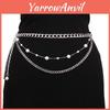 Elegant Pearlstyle Chain Belt For Women With Adjustable Length Autumn Fashion