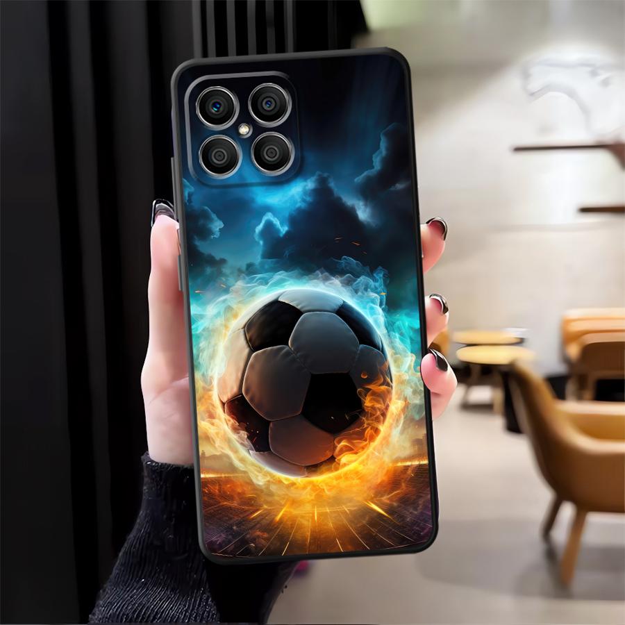 

Чехол для Honor 200 400 Lite X5b Magic5Lite X9a 70 X7 90 X6 8X X8 Funda Чехол для телефона Футбол Honor X6a