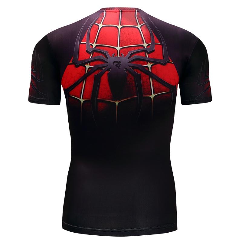 Stylish Spider-man Short Sleeve Sport Shirt For Men With Premium Quality Fabric