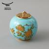 Yongfengyuan Madam Porcelain West Lake Blue Tea Caddy