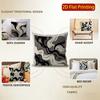 2D Modern Abstract Pattern Digital Print Pillowcases Pattern Cushion Cover Suitable For Sofa Bedroom Car Pillow Cover