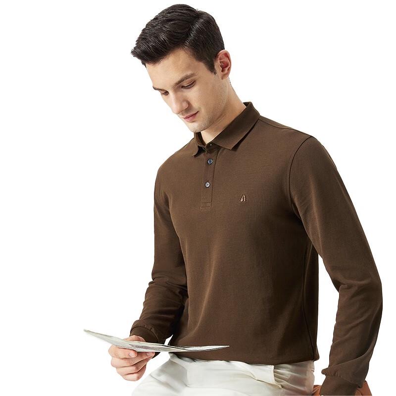 

Shanshan Men s Long Sleeve Polo Shirt F1113P2S4102 3XL