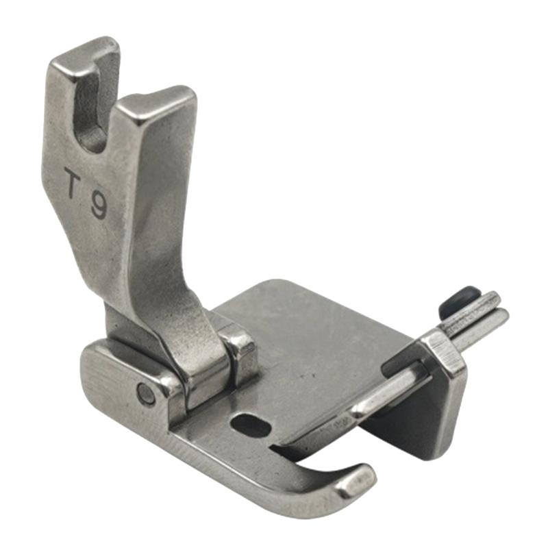

Flat Car T9 Foot Presser for Shirts, Curtains, Bedding, Fabric/Leather Hemming Sewing , Sewing Machine Presser Foot 1