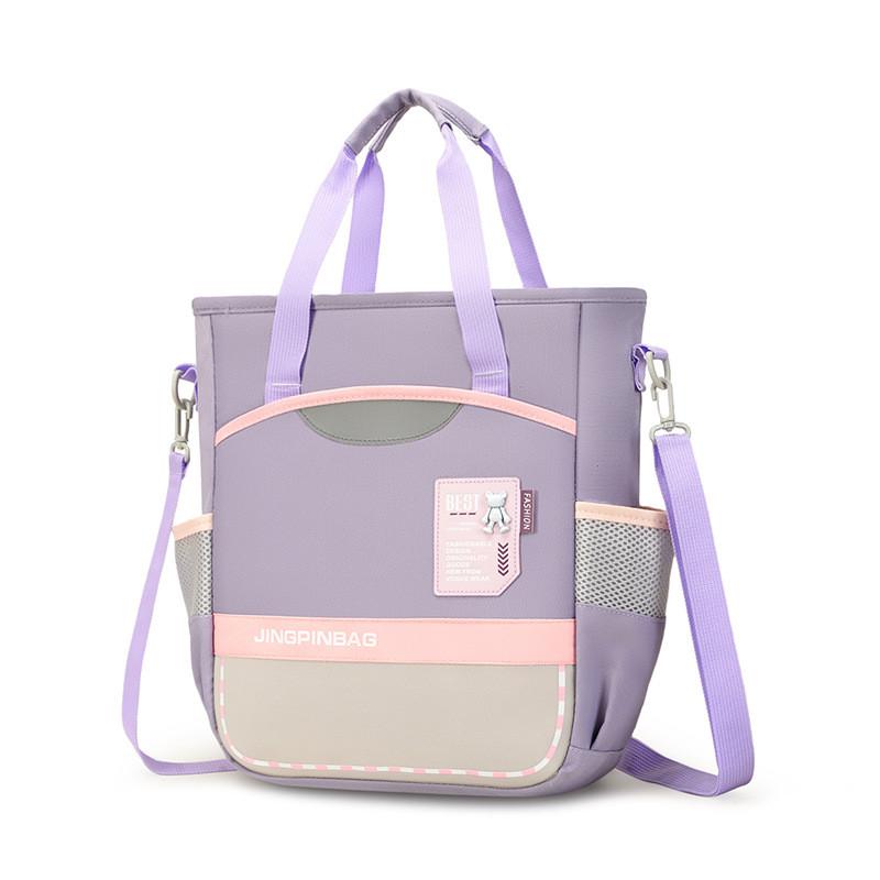 And Adorable Spacious Childrens Tote Bag In Soft Colors For Art Supplies Books And