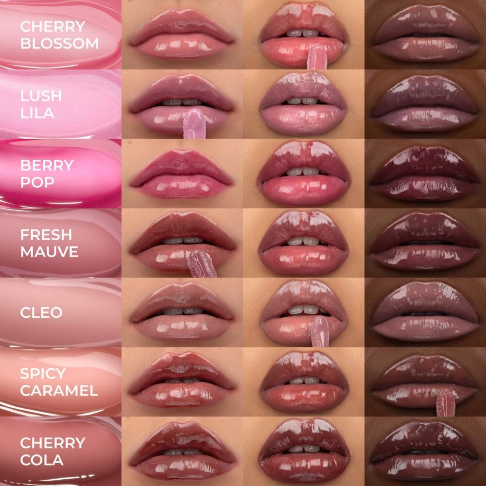 Natasha Denona Hy Gloss Tinted Lip Gloss Balm 0.27 Oz 8 Ml Cherry Blossom Natural Nude Pink