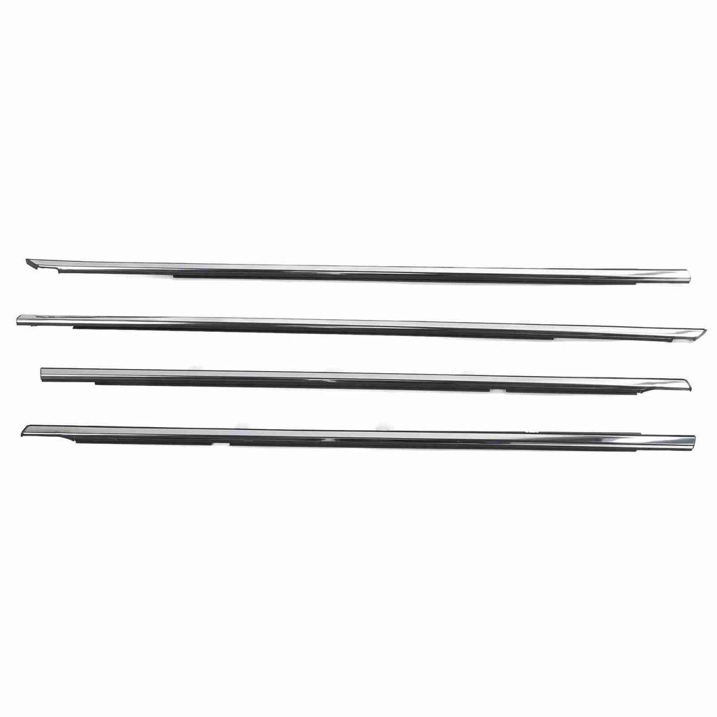4Pcs Window Trim Seal Belt 72450 TA0 A01 Waterproof Windproof Rubber Weatherstrip Window Seal For