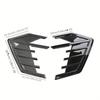 2pcs Universal Car Air Flow Fender Hood Intake Vent Cover Trim Carbon Fiber Side Wing Decals Body Ventilation Sticker