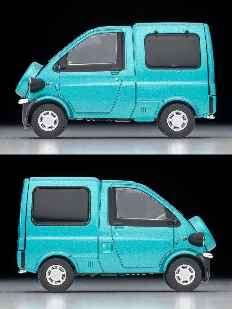 TOMYTEC Tomica Limited Vintage Neo Daihatsu Midget II Cargo R Type Emerald Green 1997 Model 337867 1/64 LV-N362a (Finished Product)