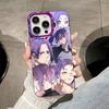 Blue Lock Reo Mikage Purple Translucent Mobile Phone Case for iPhone 17 16 15 14 13 12 11 X XR XS Air Pro Max Plus Cover