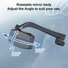 Rearview Bicycle Helmet Mirror Multi-Angle Mirror Scratch-Resistant Cycling Glass Rearview Adjustable Bicycle Riding Accessory