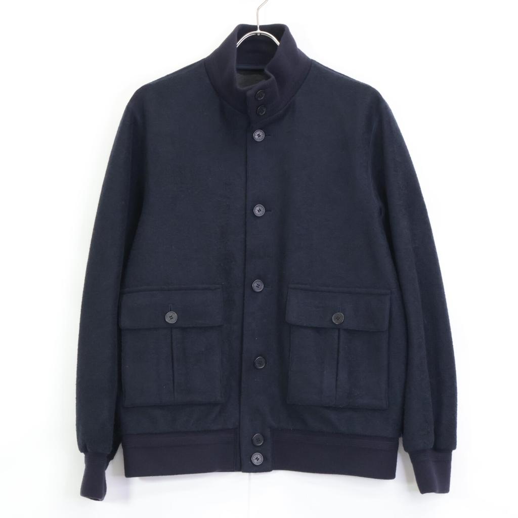 MACKINTOSH LONDON Navy G1F11-610-29 21 Years FLEX JERSEY Blouson Jacket 40 NavyUsed