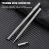 Signature Pen Portable Titanium Writing Pen Small Exquisite Keychain Pen with Smooth Ink Refill Backpack Hanging Pen