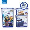 Conjunto de Recipientes Plásticos para Armazenamento de Alimentos