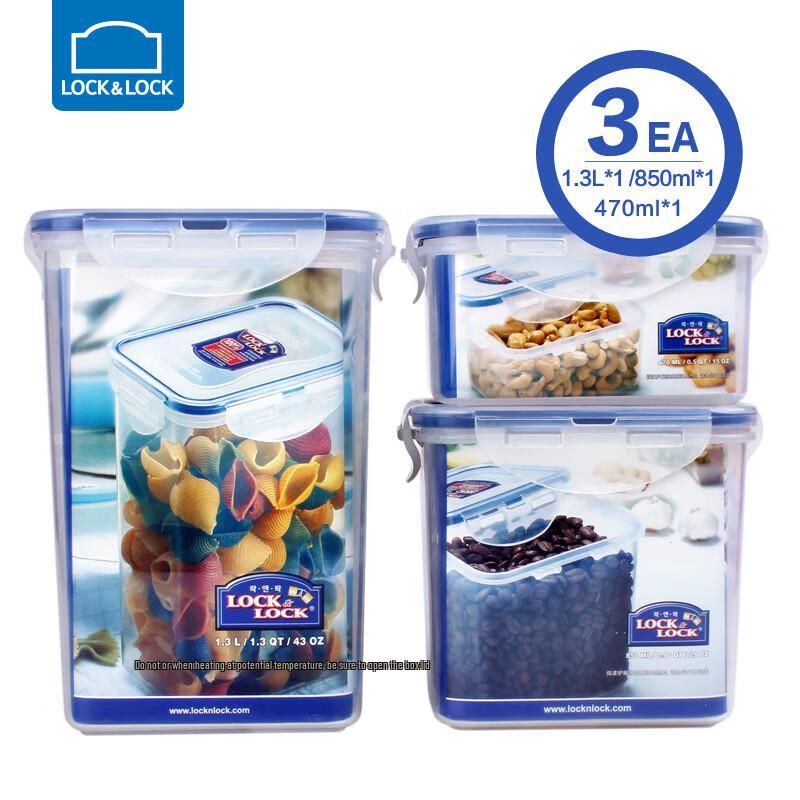 

Lock&Lock Plastic Food Storage Container Set