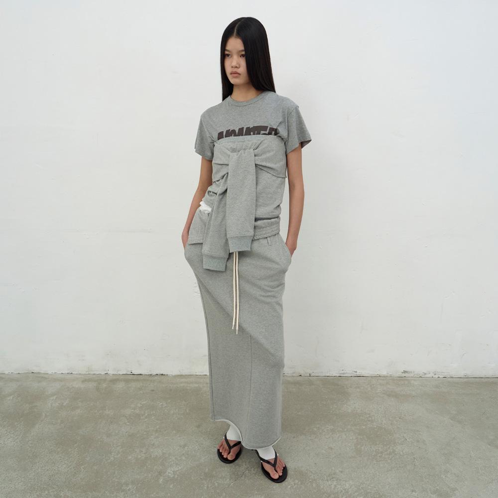 Lcdc Tm Fold-Over Jersey Skirt (Grey)