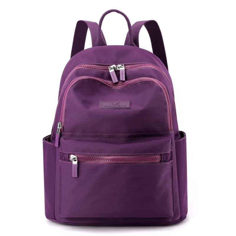 Women's 2025 Oxford Cloth Lightweight Canvas Travel Backpack - Versatile, Fashionable, and Casual Small Bag