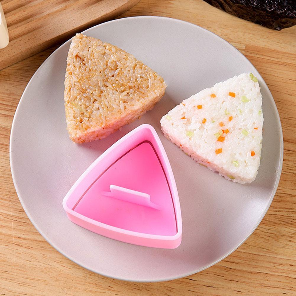 Onigiri Sushi Maker Mold Kit Classic Triangle Rice Ball Mold Maker Sushi Mold Musubi Press Mold For Kid Lunch Bento