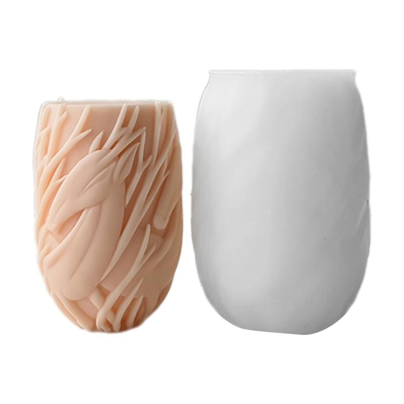 Forme unice de meșteșuguri pentru lumânări din silicon, în formă de cilindru, pentru fabricarea de săpun și lumânări parfumate