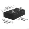 Aby Box Channel Selector 6.35mm Electric Guitar Effect Pedal for Concert Travel