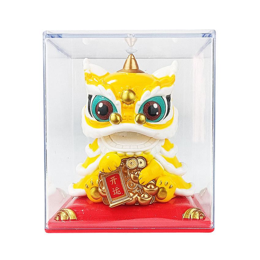 Y Solar Fortune Cat Waving Hand Ornament: Light-Powered Decor for Car, Living Room, or Office Desk