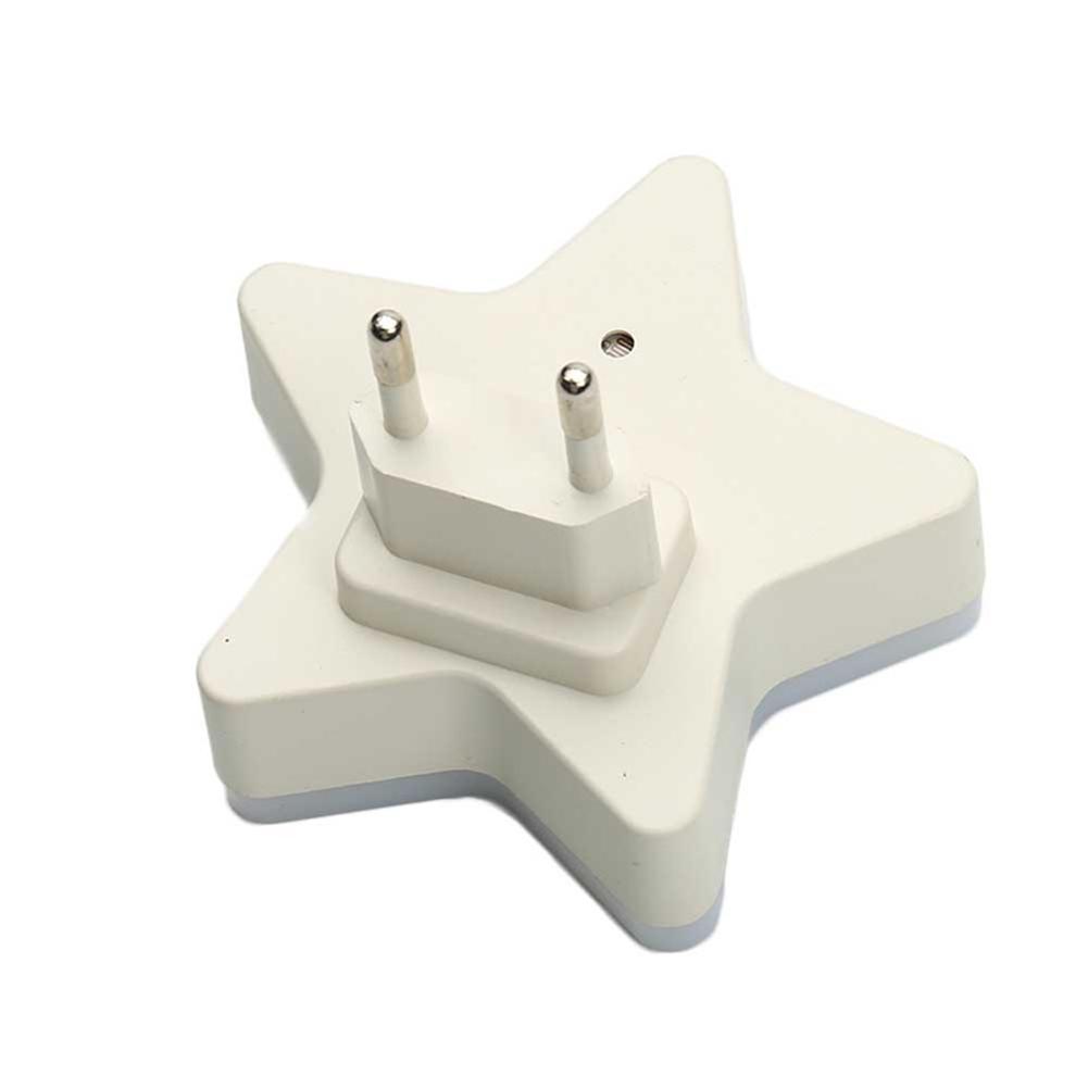 Smart Light Sensor Star-shape LED Bed Light Night Lamp Home Office Decoration Gift