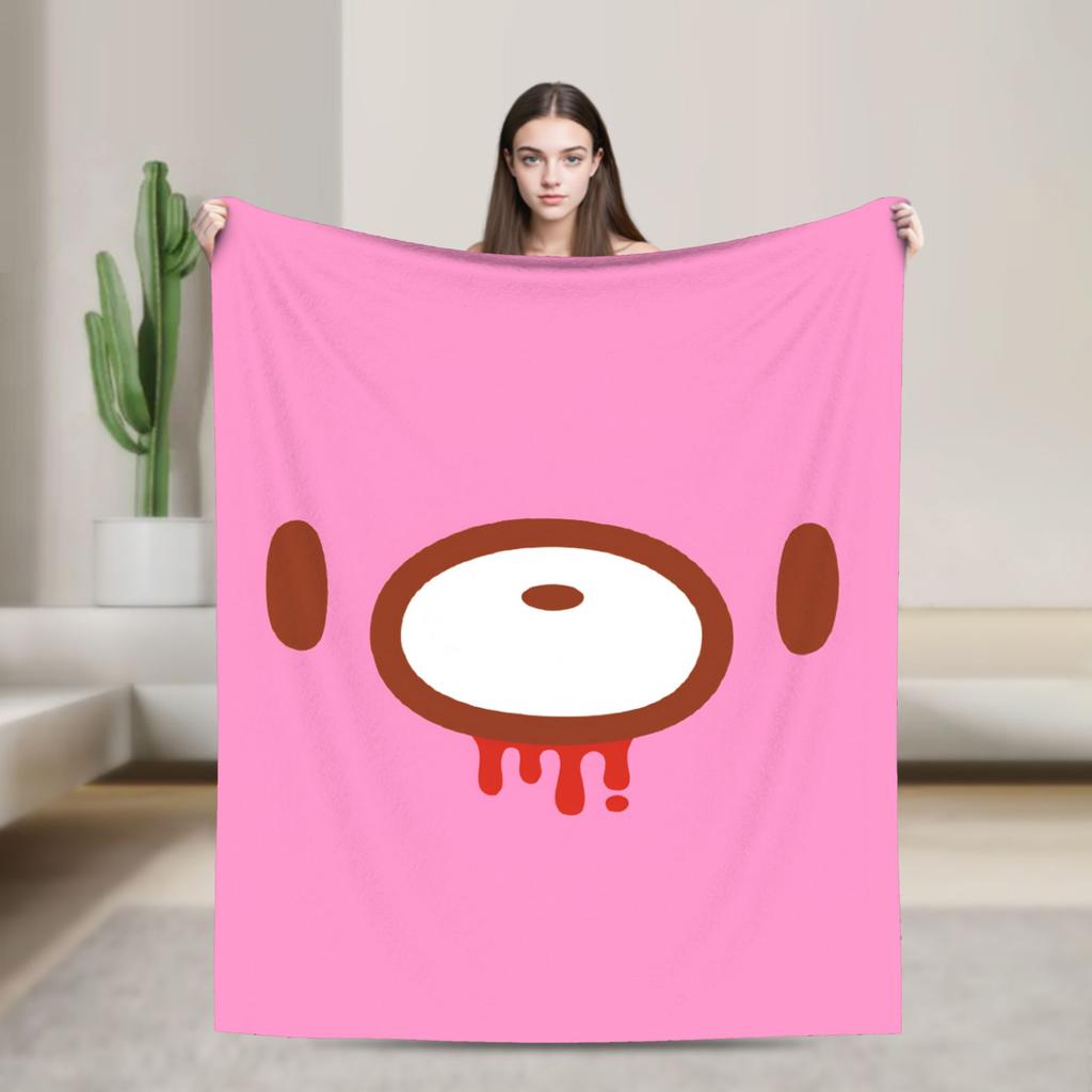 Gloomy Bear Blanket Quality Super Warm Kawaii Bedding Throws Winter Picnic Outdoor Novelty Bedspread