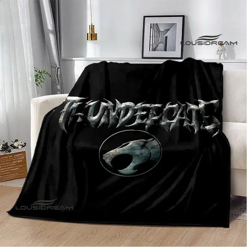 Thundercats Cartoon-Druckdecke, warme Decke für Kinder, T-Flansch-Decke, Heimreisedecke, Bettauskleidung, Geburtstagsgeschenk