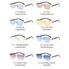 New Frameless Fashion Sunglasses Trend Rimless Cut Edge Shades Versatile Sun Glasses For Men Women