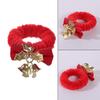 Christmas Napkin Rings for Holiday Table Decors Durability Polyester Dinner Party Accessories Easy Setups Long Last