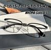 Men'S High-Definition Anti-Blue Light Myopia Glasses Neutral Fashion Business Myopia Glasses Fashion Luxury Glasses -3.0-3.5-4.0