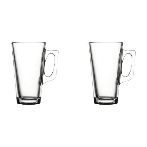 Pasabahce Vela Glass Mug (Pack of 2)