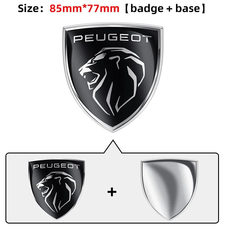 Car Sticker 3D Metal Badge Trunk Body Window Side Decoration for Peugeot 408 4008 308 3008 Rifter 5008 508 2008 208 301 RCZ 407 HGH3