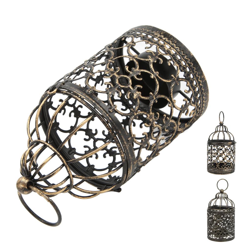 Eisen Kerzenständer Europäischer Retro Eisen Rostschutz Eleganter Stil Vintage Kerzenhalter für Outdo