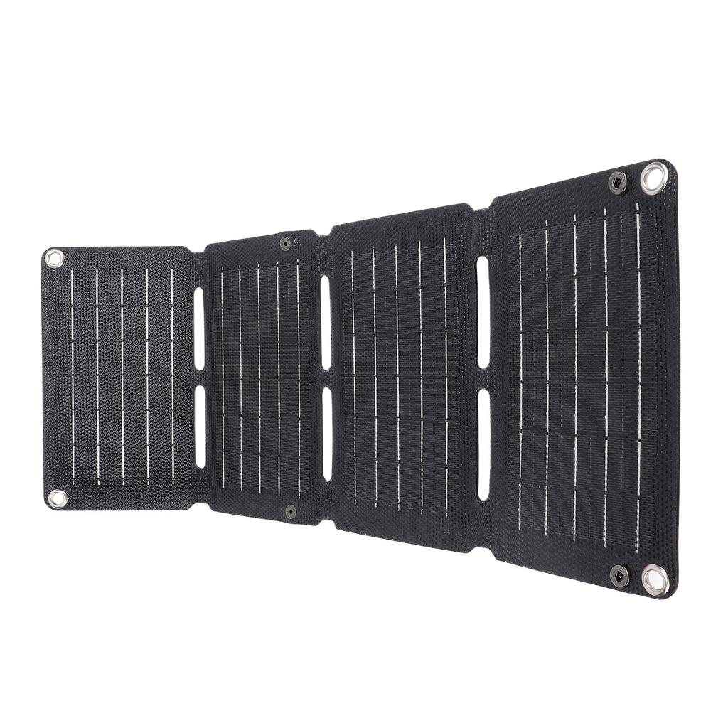 40W Foldable Solar Panel Chargers Fast Charging Monocrystalline Portable Solar Chargers Dual 5V USB