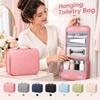2-Fold Travel Cosmetic Bag Foldable Makeup Organizer Portable Toiletry Organizer  Daily Grooming