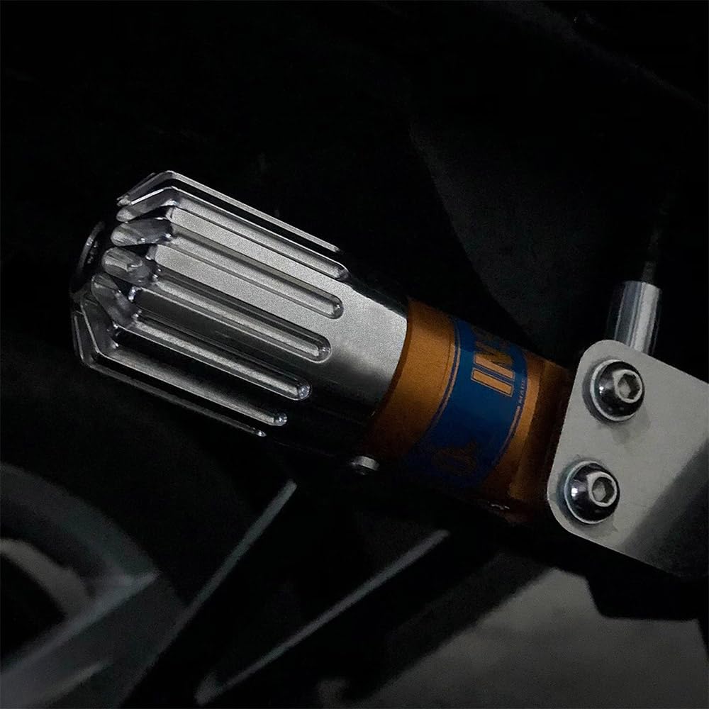 CNC Billet Preload Adjuster Dial for Rear Shock Compatible with Ohlins and STX46 Hose Mount Hydraulic Spring Preload Adjuster Ohl.ins Absorbers, S36,