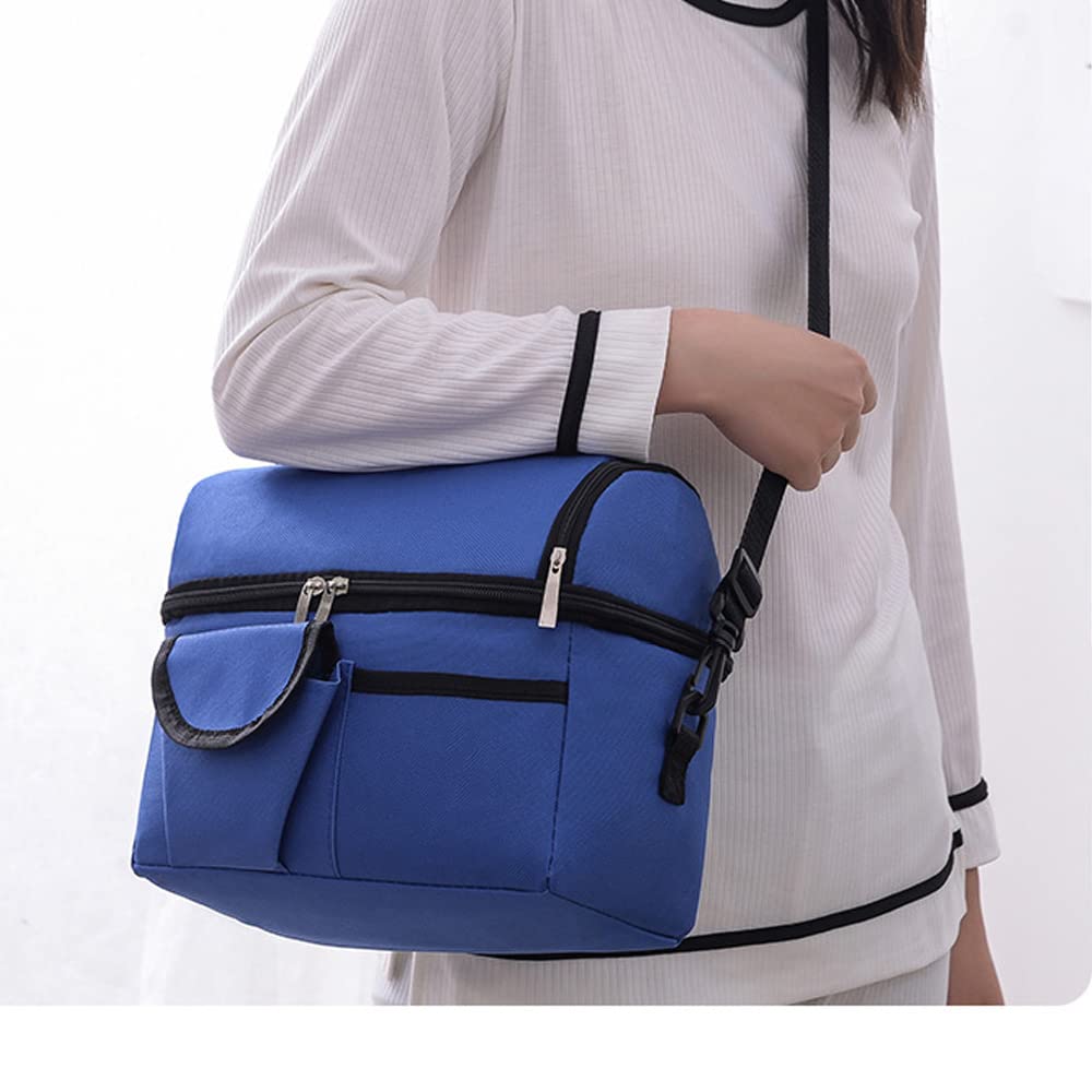 Cooler Box 8L Thermal Bag Cold Storage Lightweight Lunch Box Insulated Bag Cooler Bag Ice Cooler Foldable Outdoor Picnic Camping BBQ Fishing Women Men