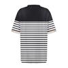 Women's Top Loose Casual V-Neck Lace Sleeve T-Shirt Short Sleeve Print Top