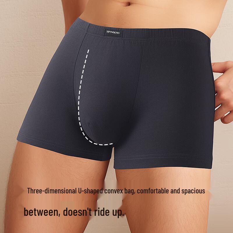 SEPTWOLVES Men's Antibacterial Boxer Briefs