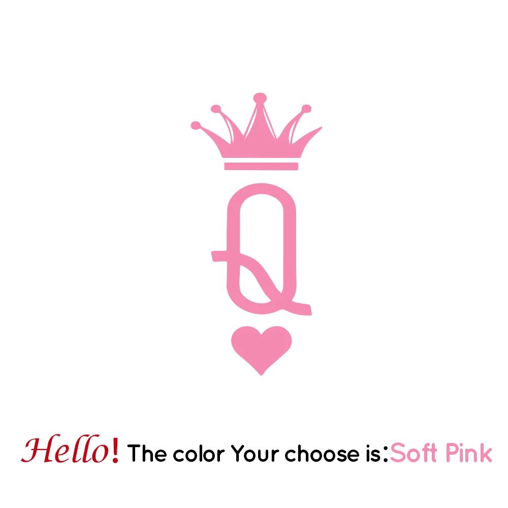 2pc 5pc 10pcs Motor Helmet Sticker Queen Vinyl Decals For Motorcycle Helmet Decal Decor Royal Q Stickers