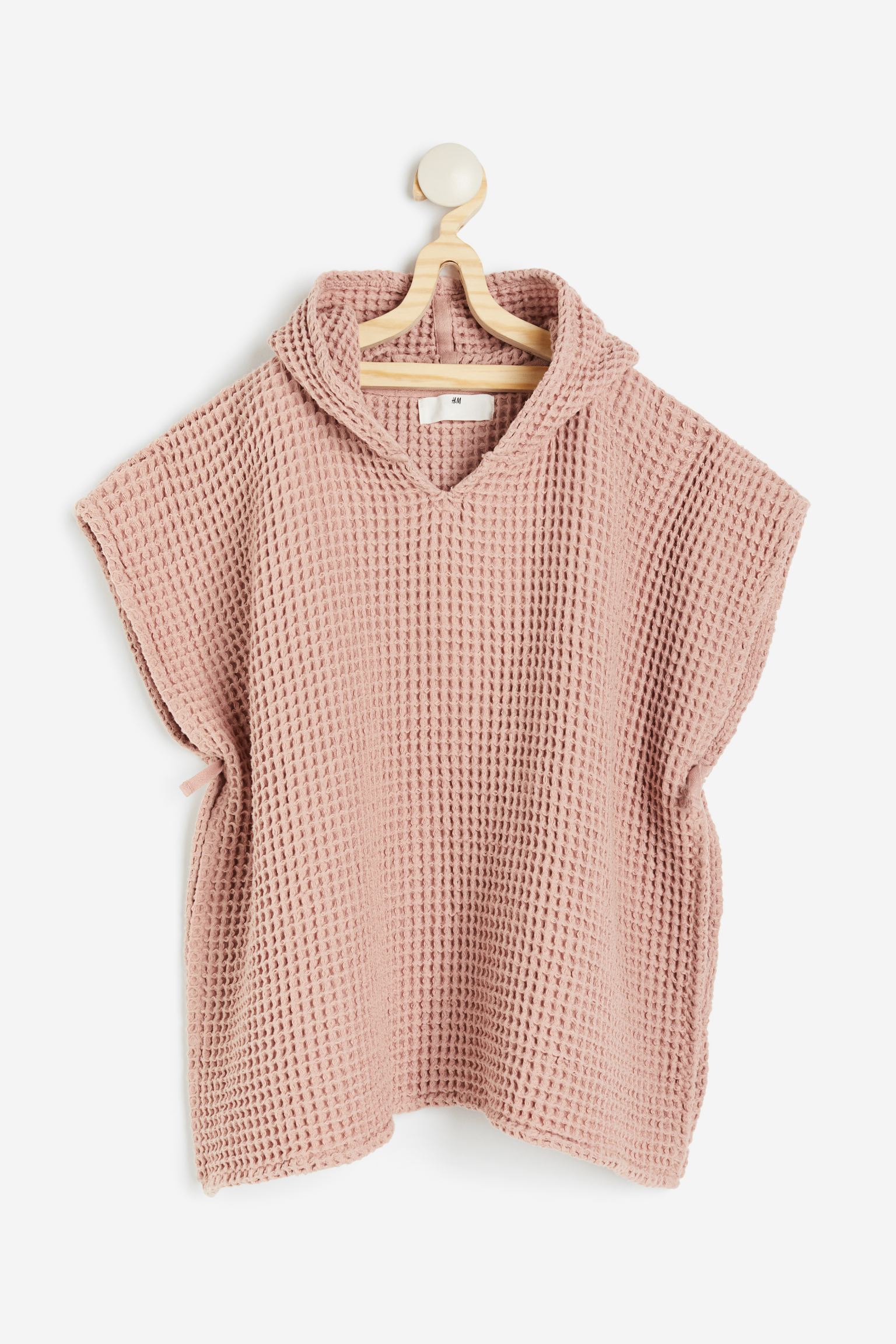 

Вафельное полотенце-пончо