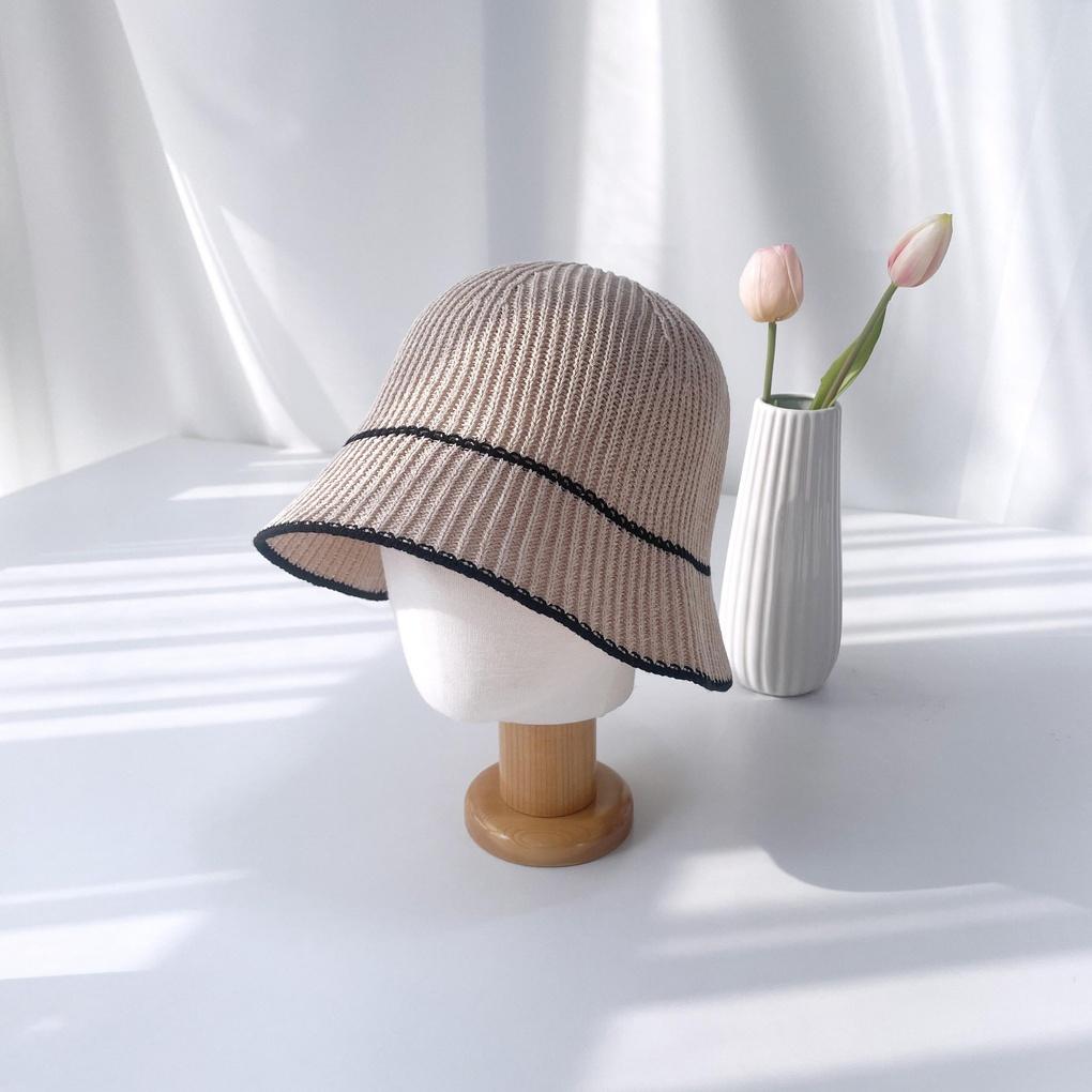 Men's and Women's Daily Bucket Hat Spring Knit Bucket Hat